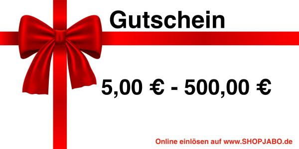 Gutschein 5,00 € - 500,00 €